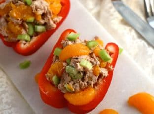 Sweet and Tangy Tuna Stuffed Peppers